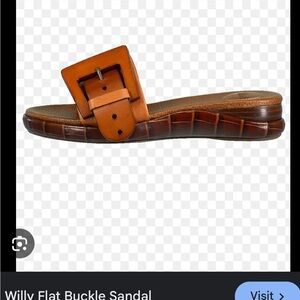 Chloe Tan Leather Mules